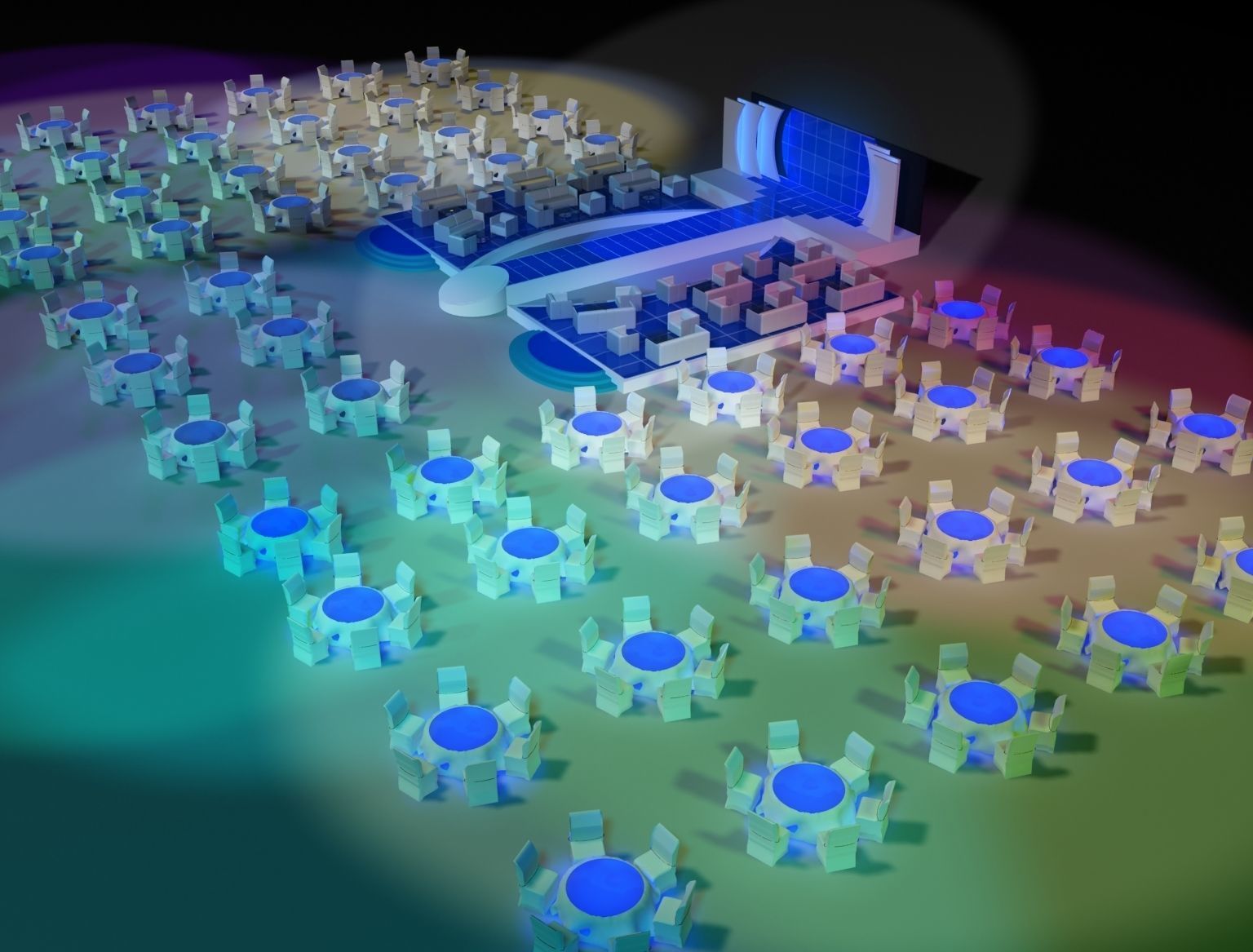 Event Exhibition Setup show presentation display  a81 3D model_12