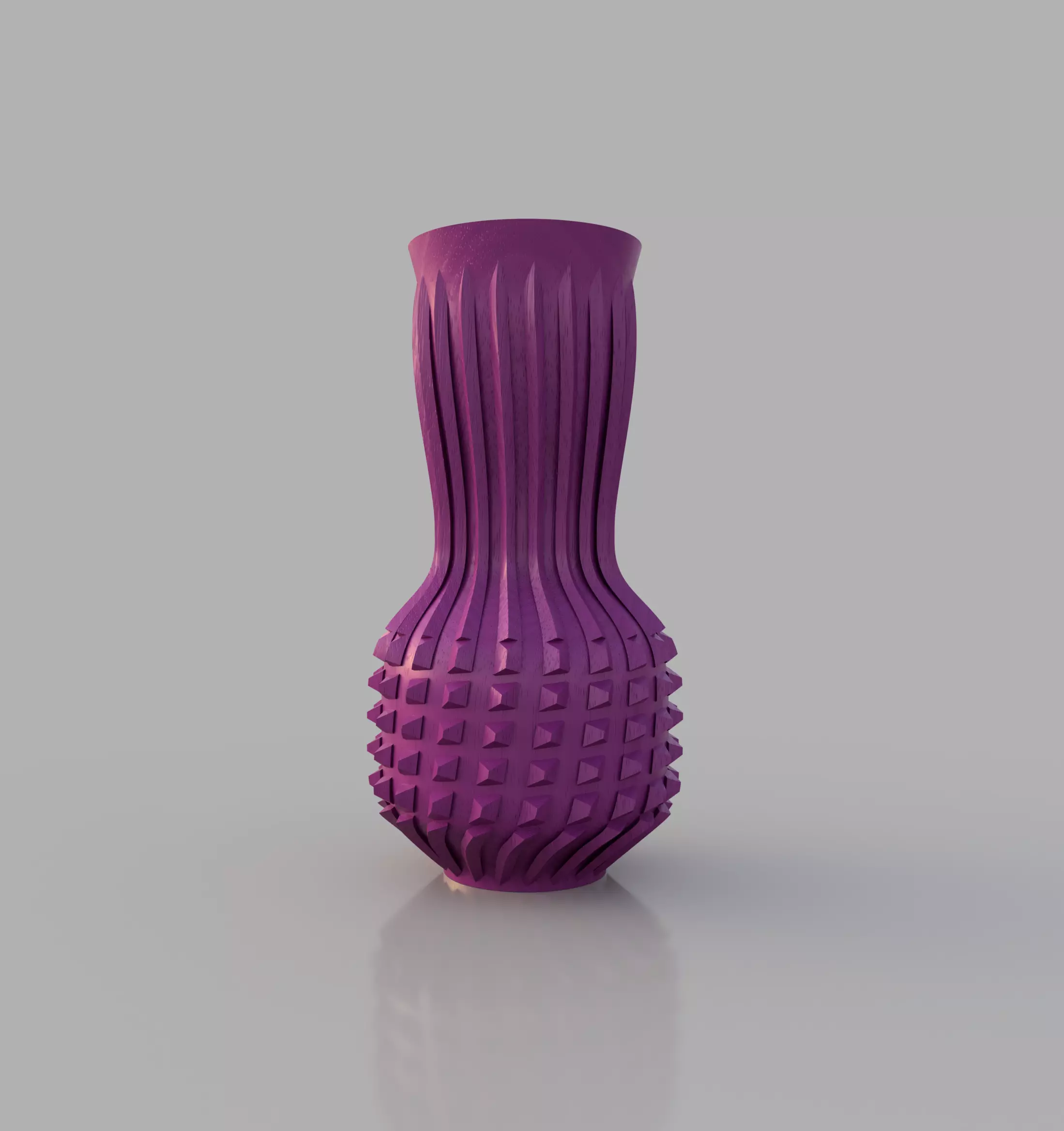 Futuristic Vase V010 3D print model_0