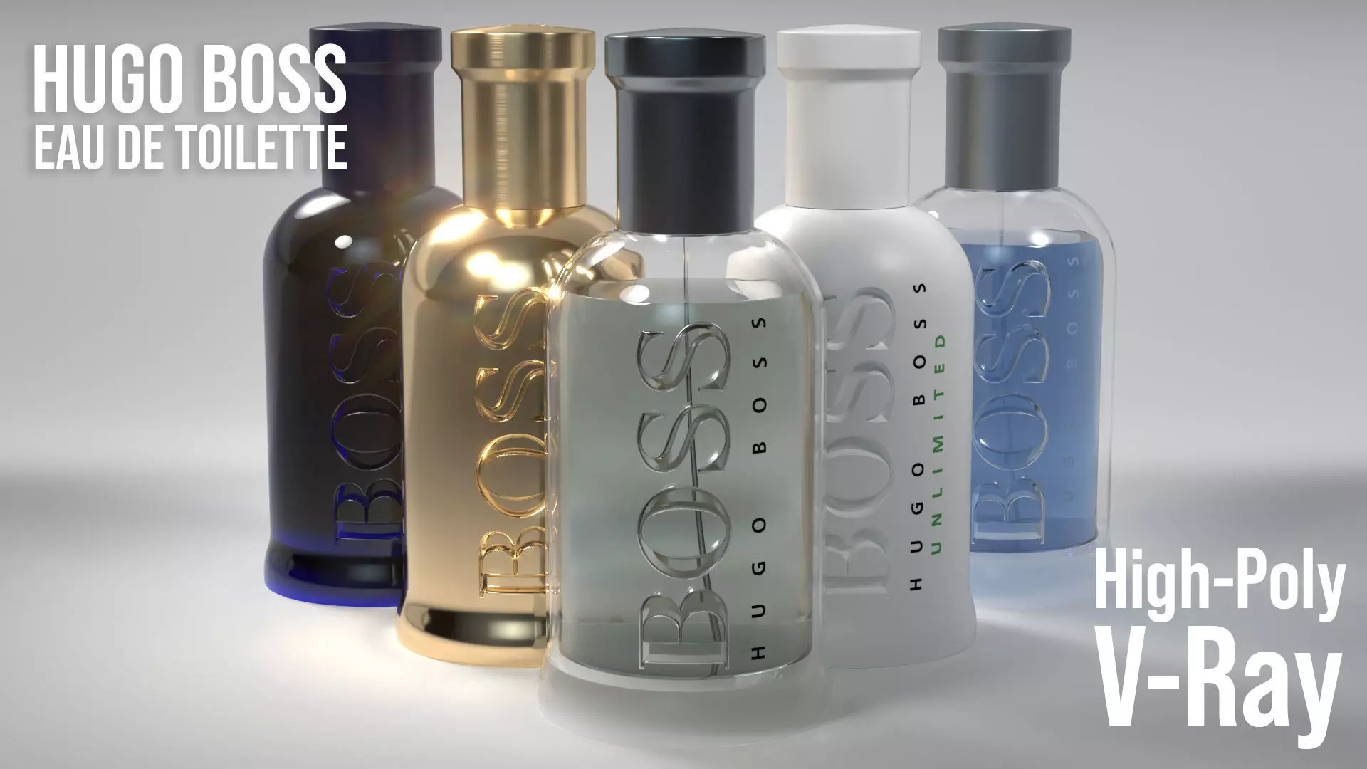 Hugo Boss - Eau de Toilette - Aftershave 3D model_0