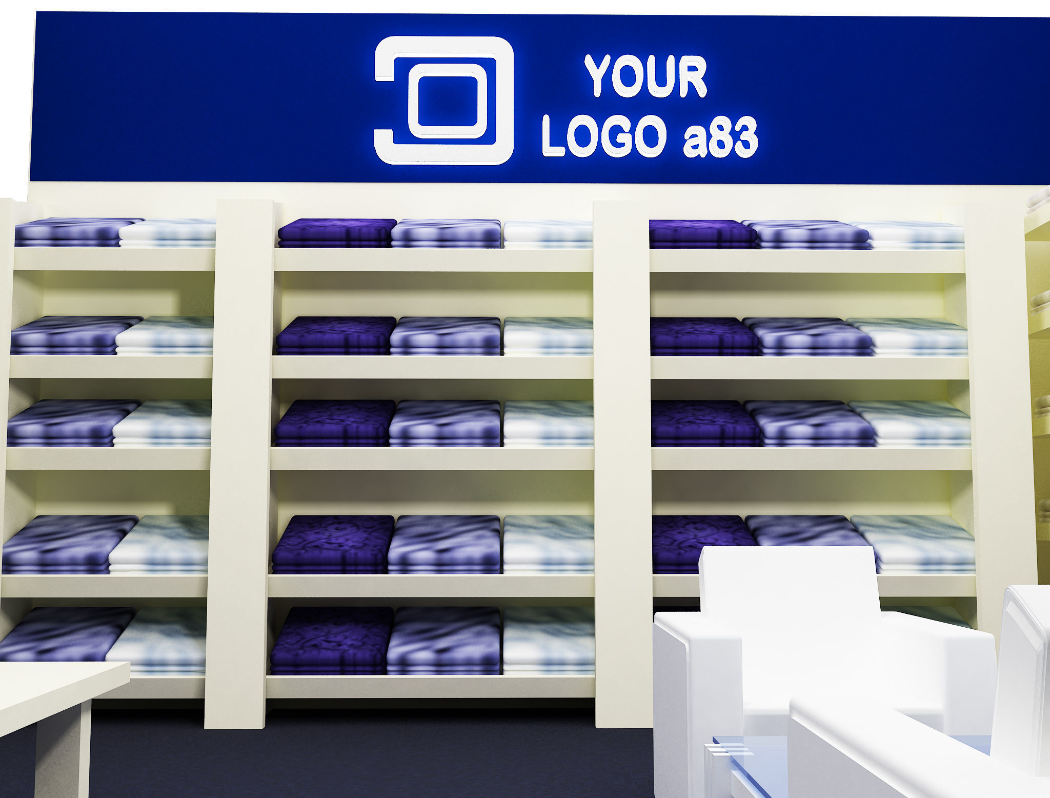  Booth Exhibition Stand a83 3D model_4