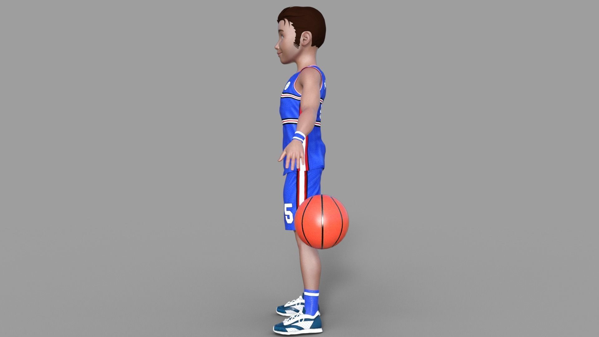 3D Basketball Player 3D model_2