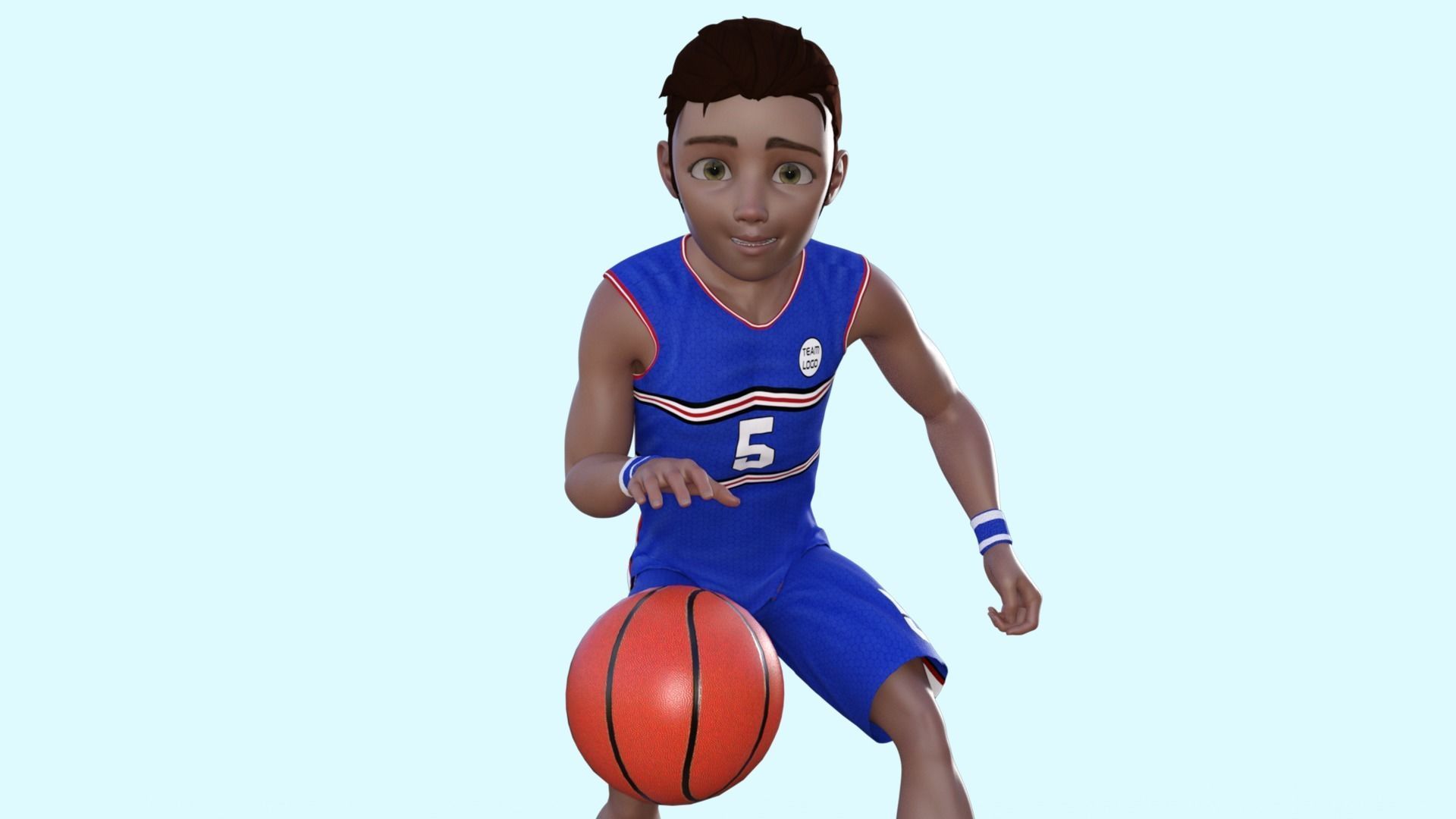 3D Basketball Player 3D model_15