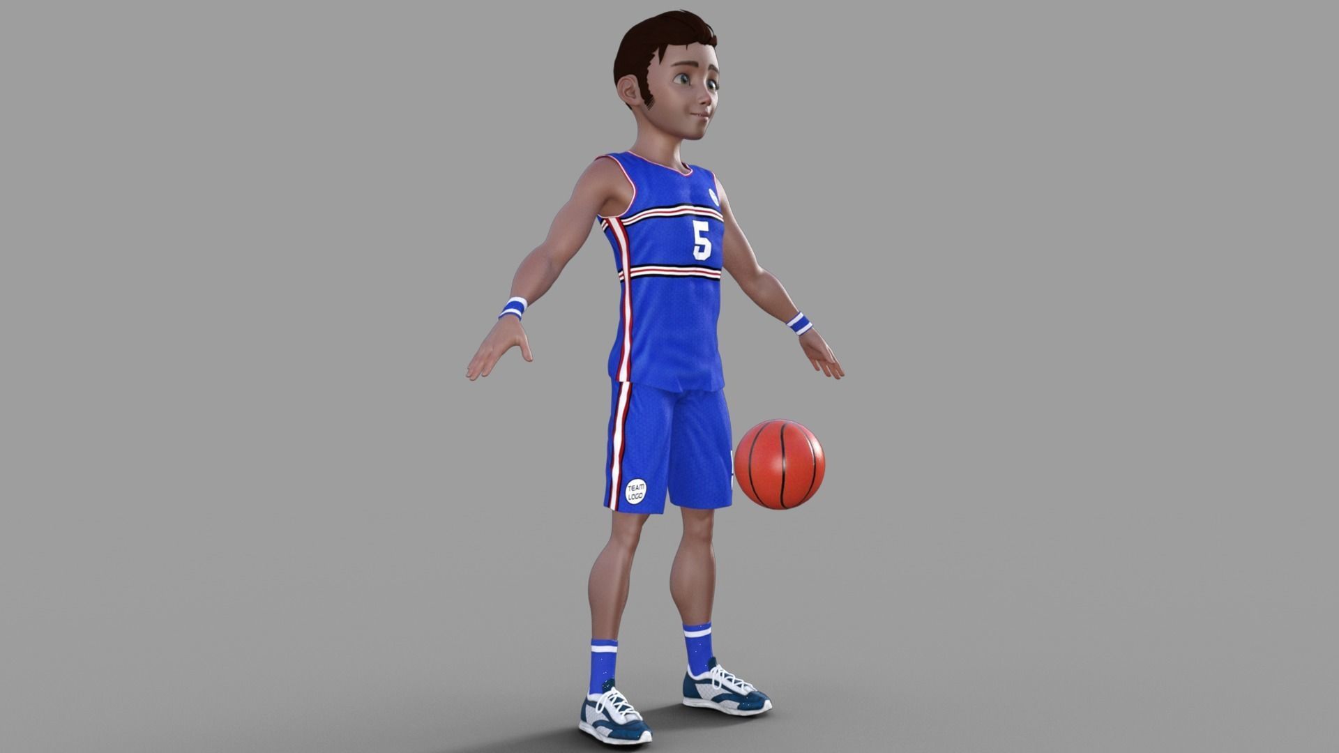 3D Basketball Player 3D model_7