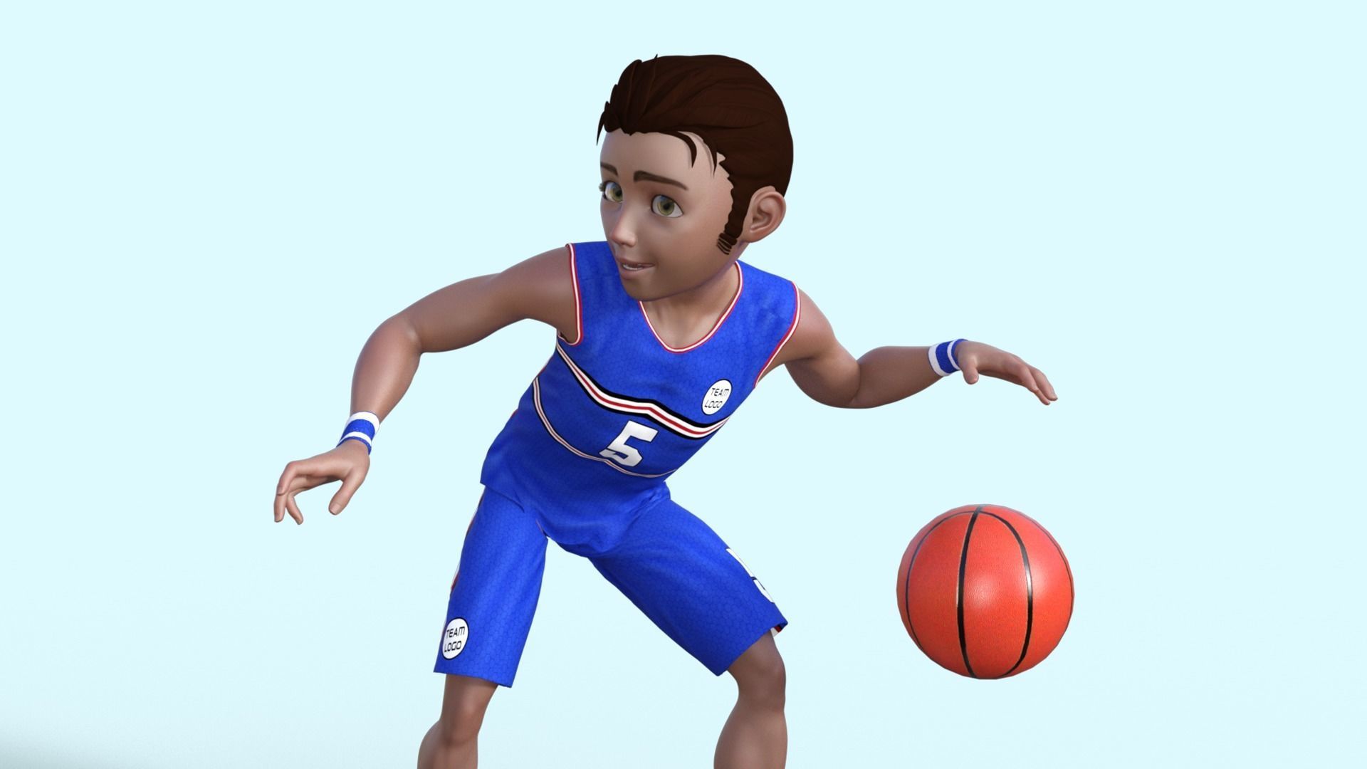 3D Basketball Player 3D model_12