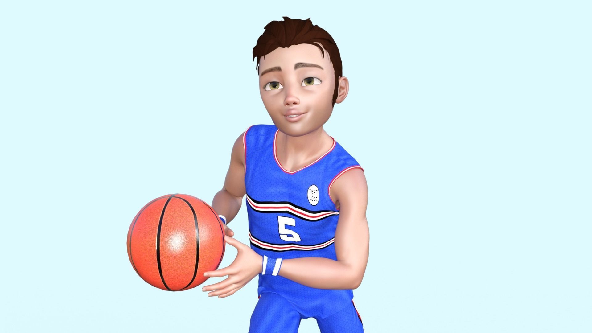 3D Basketball Player 3D model_9