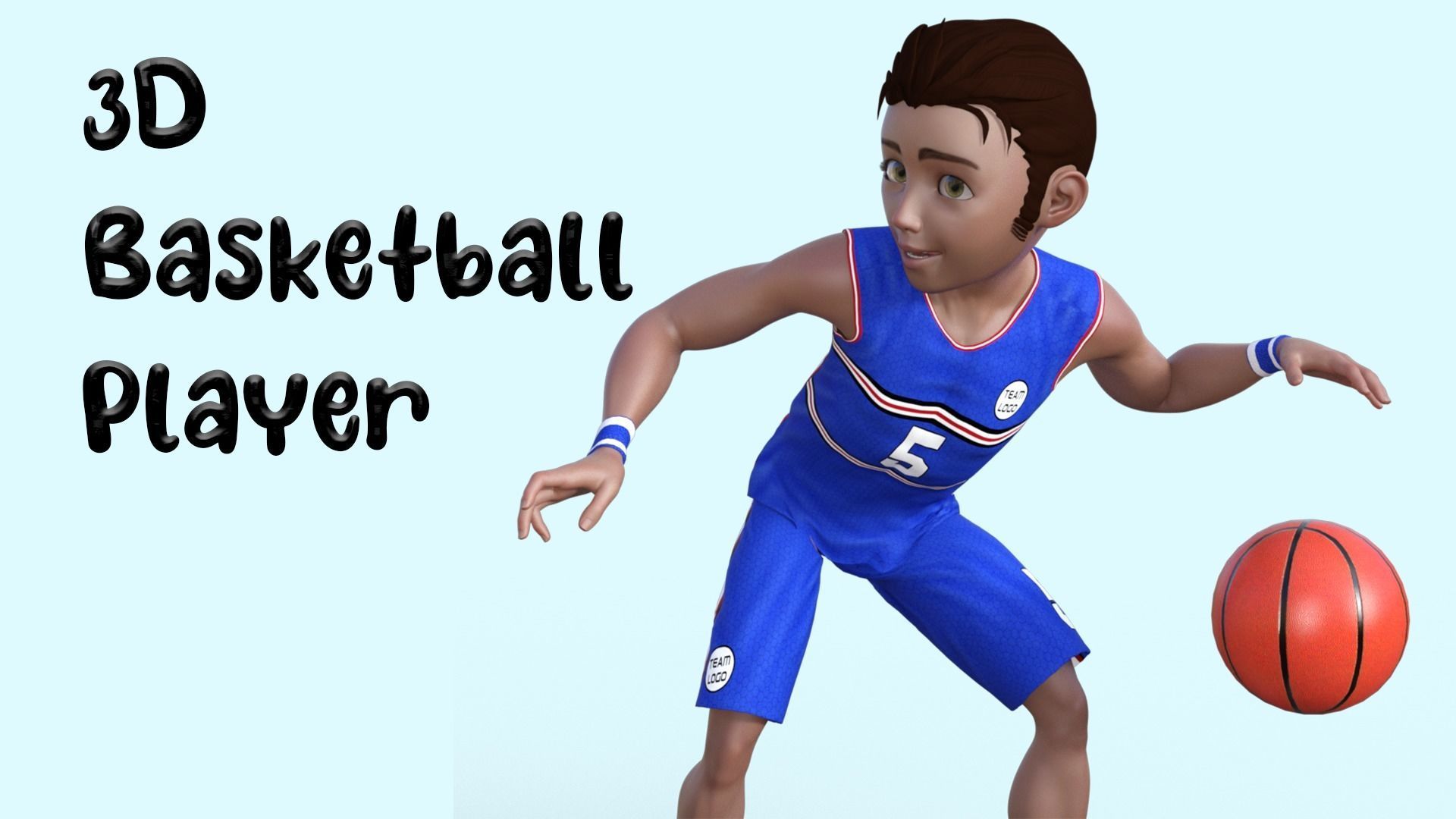 3D Basketball Player 3D model_16