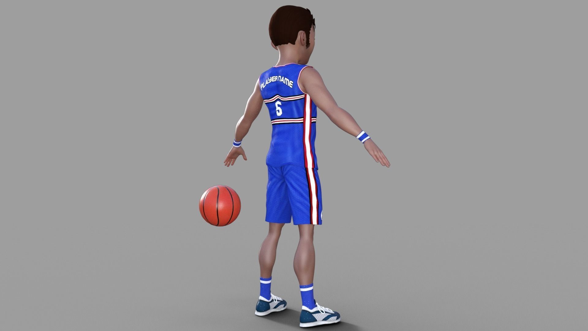 3D Basketball Player 3D model_5