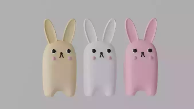 Cartoon Cute Bunny Rabbit