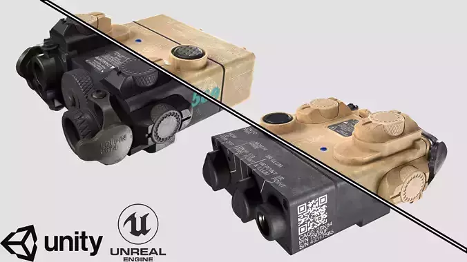 Aiming Device Low-poly 3D model