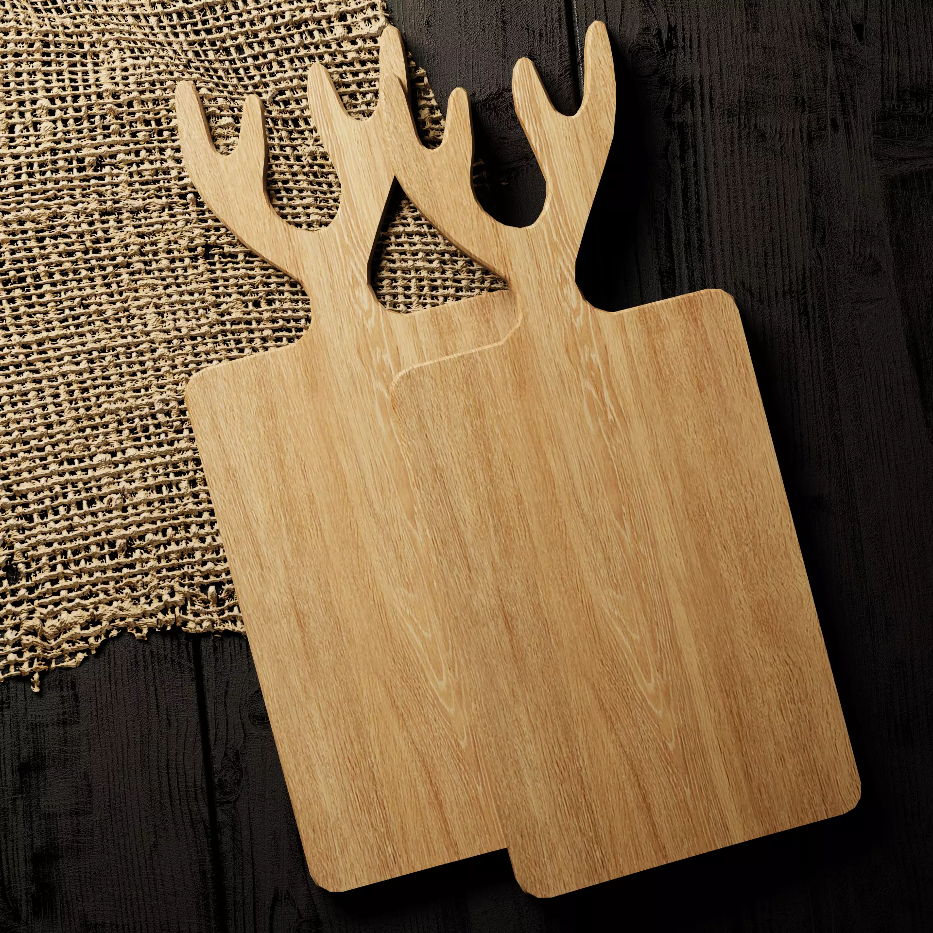 Chopping Board Free low-poly 3D model