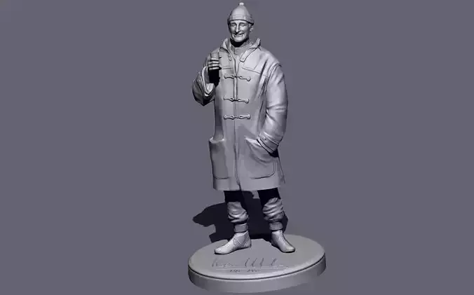 Ken Miles Statue 3D print model
