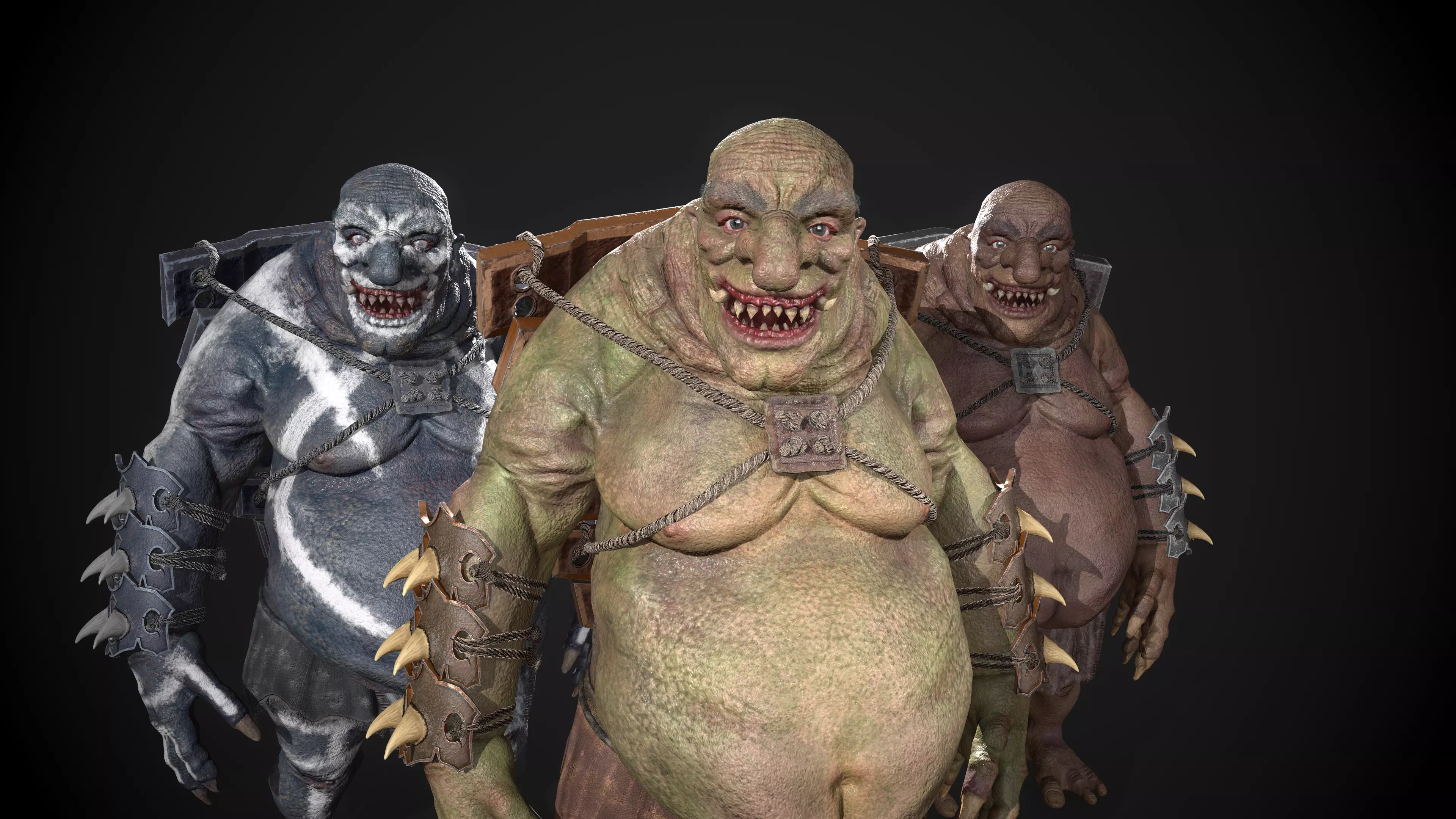 Ogre Turtle Pack 3D Model Collection_0
