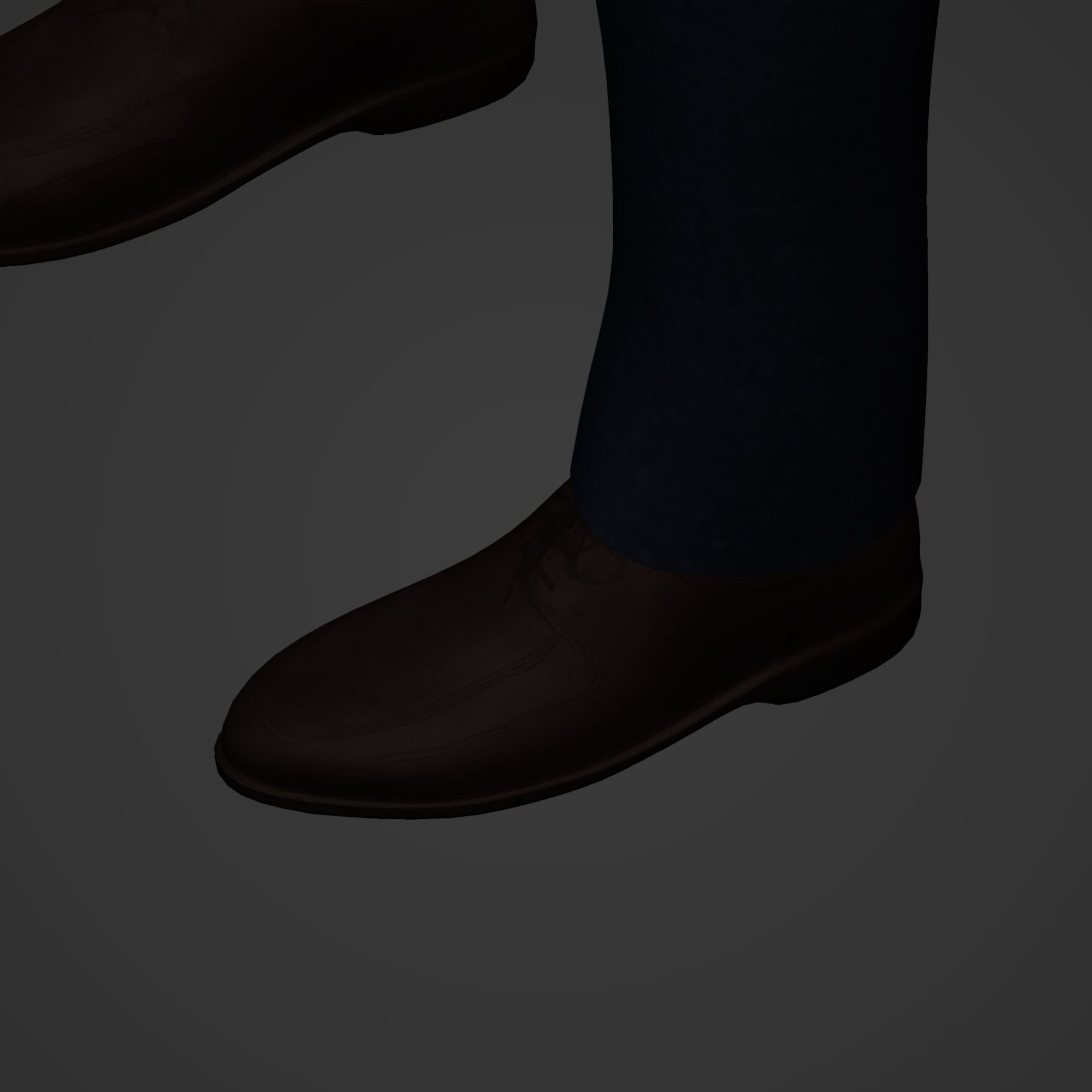 Businessman -- Business Man Suit -- Rigged Low-poly 3D model_25