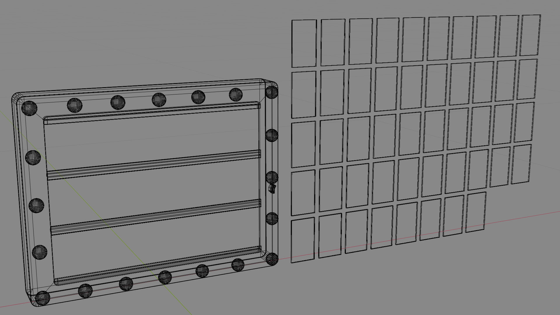 Lightbox with Lamps 3D model_12