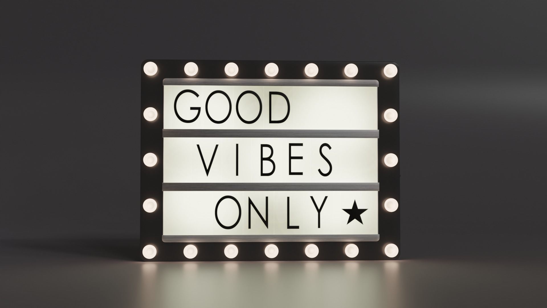 Lightbox with Lamps 3D model_8