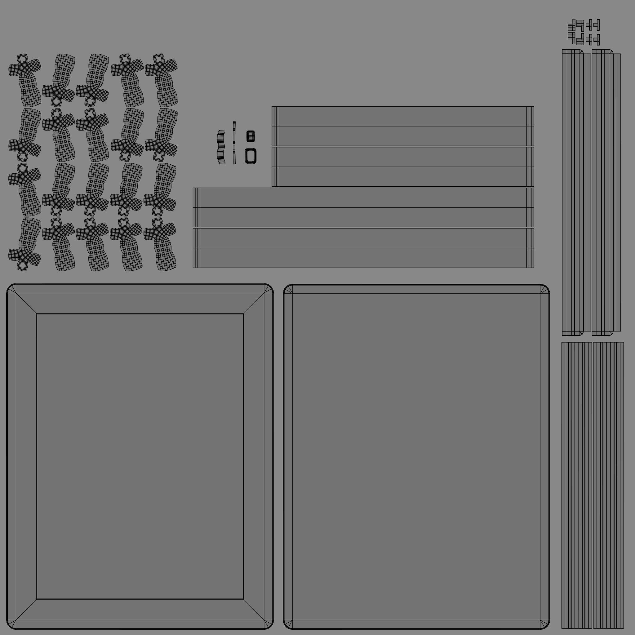 Lightbox with Lamps 3D model_11