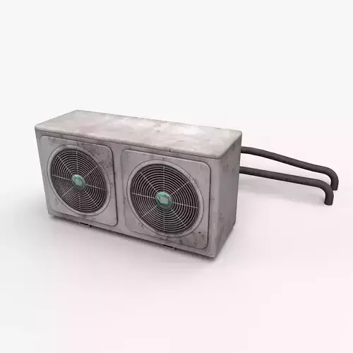 Roof Ac Unit Low Poly