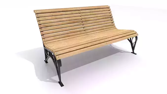 Wooden Bench 4