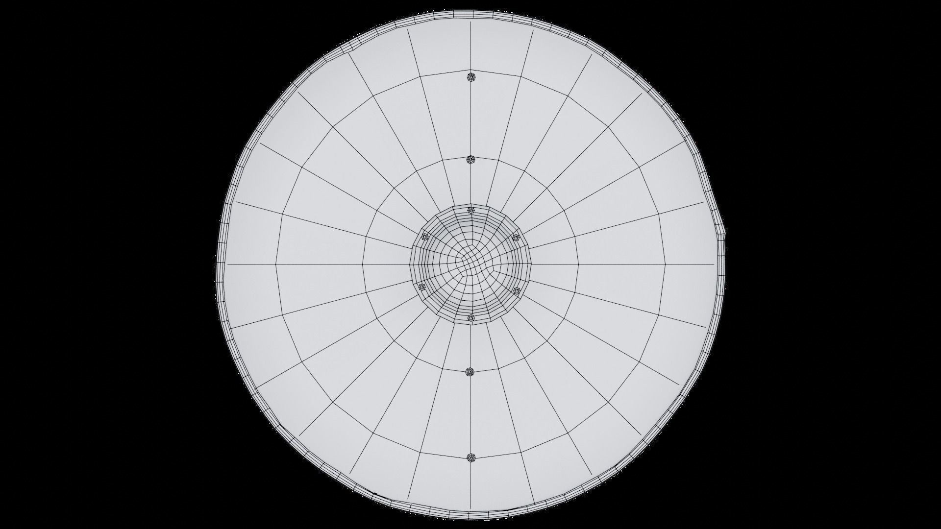 3D Viking shield Game Ready model Low-poly 3D model_7