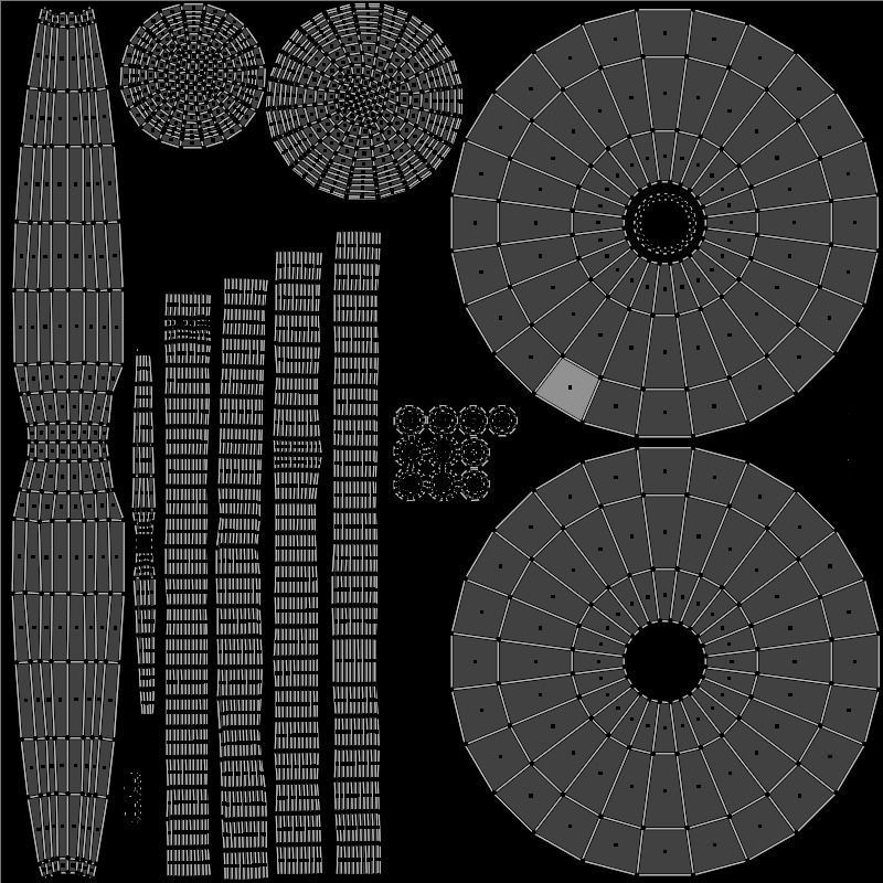 3D Viking shield Game Ready model Low-poly 3D model_9