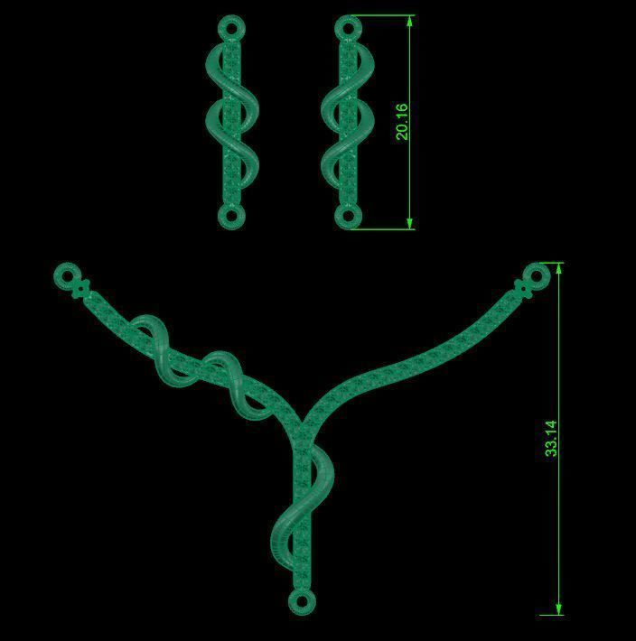 Half set 0058 3D print model_3