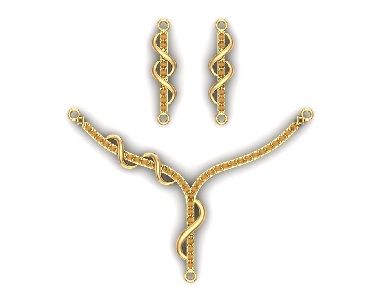 Half set 0058 3D print model_2