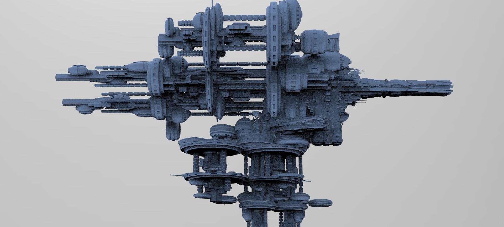 Colossal telescope ship systems  3D model_1