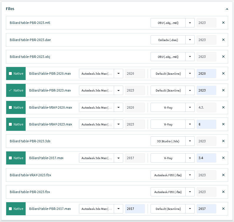 Billiard table 3D model_18