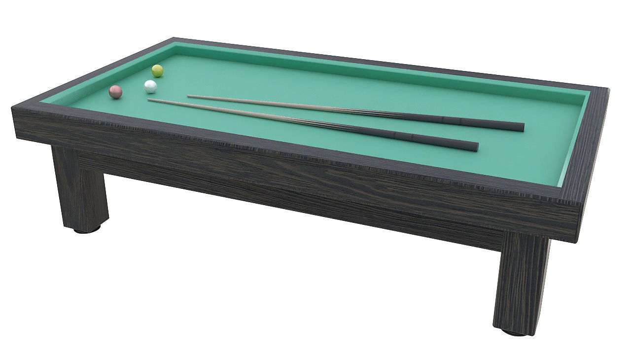Billiard table 3D model_4