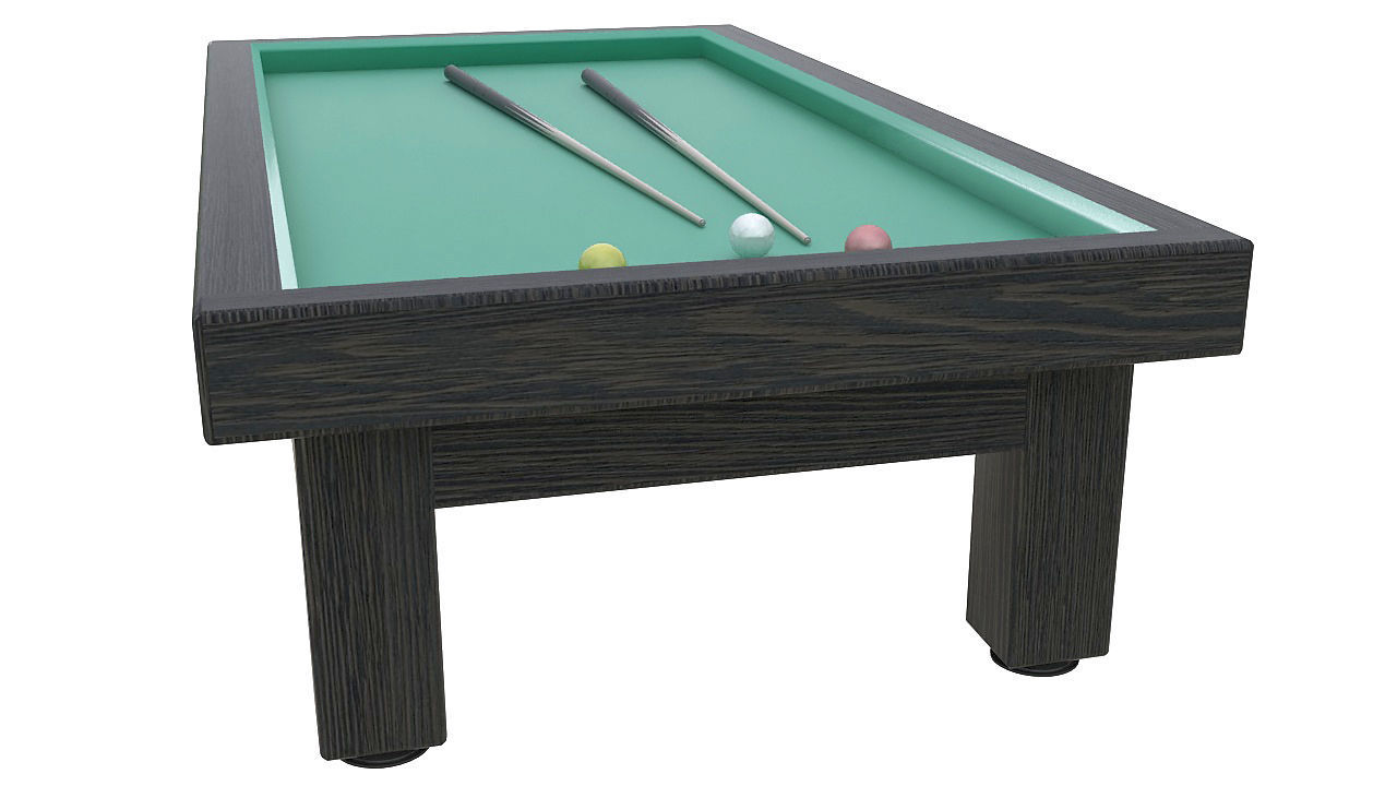 Billiard table 3D model_1