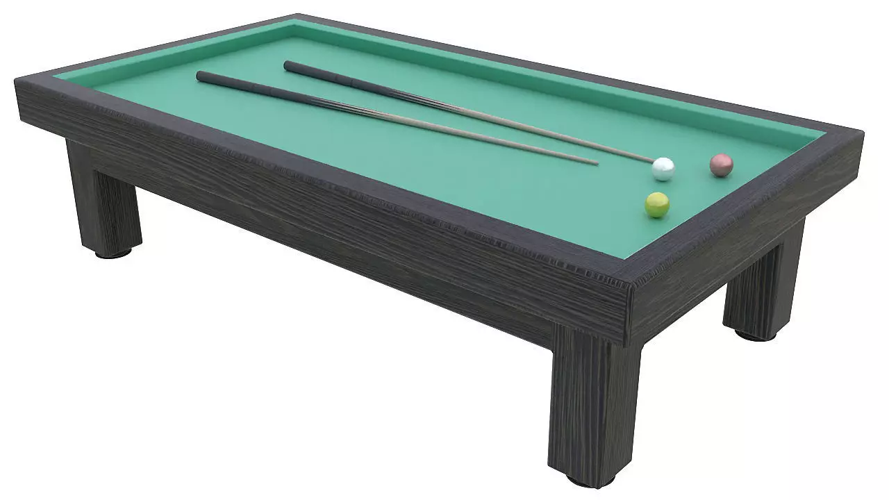 Billiard table 3D model_0