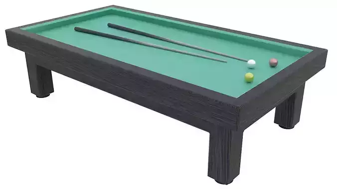 Billiard table 3D model
