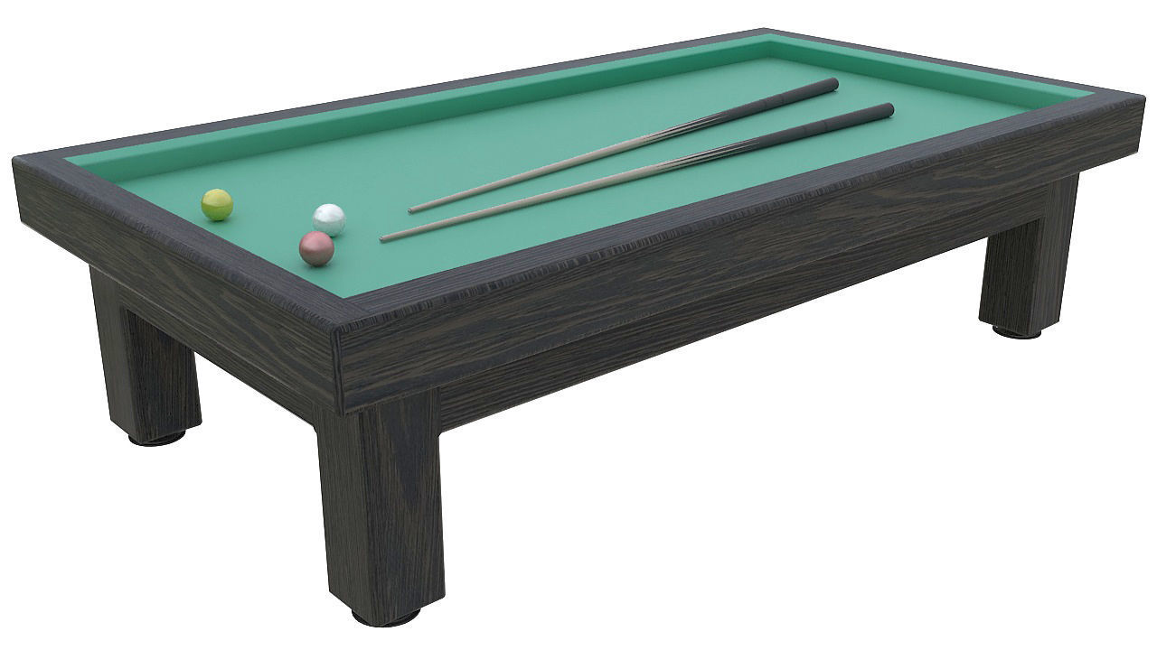 Billiard table 3D model_2
