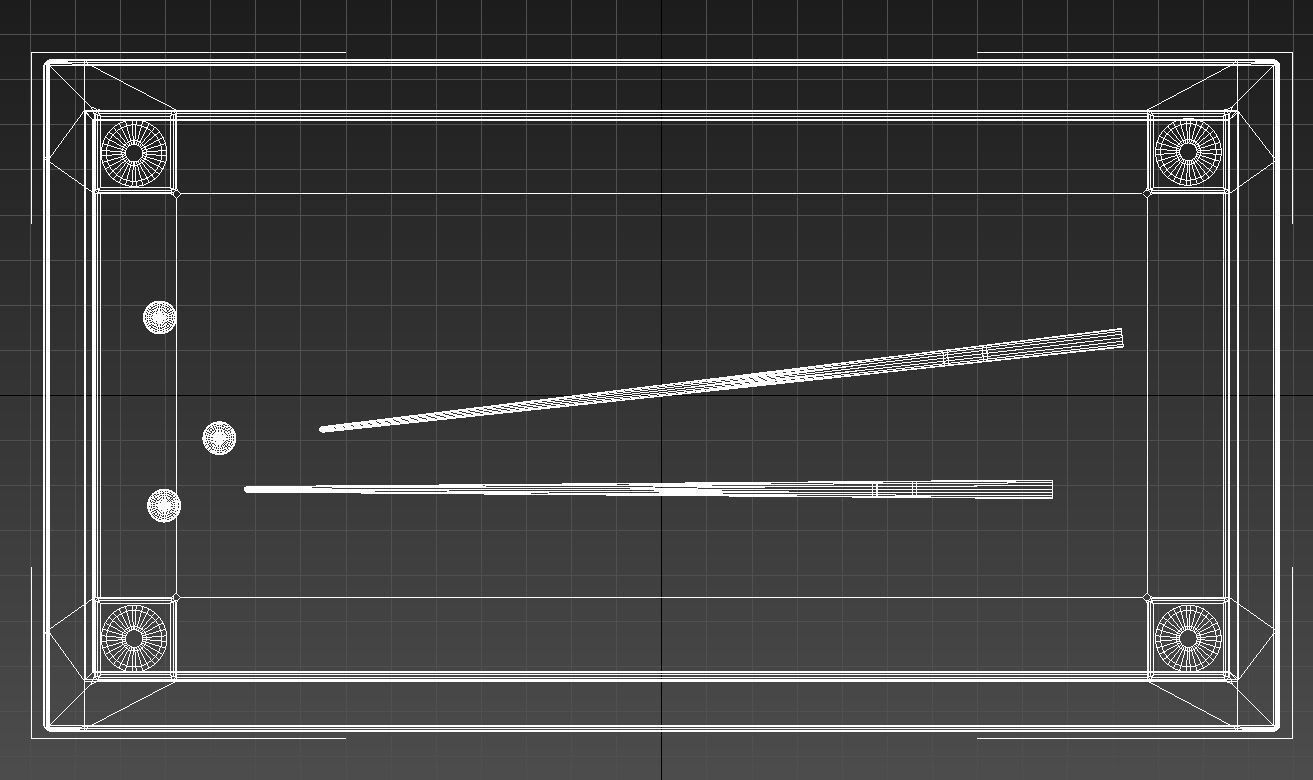 Billiard table 3D model_12