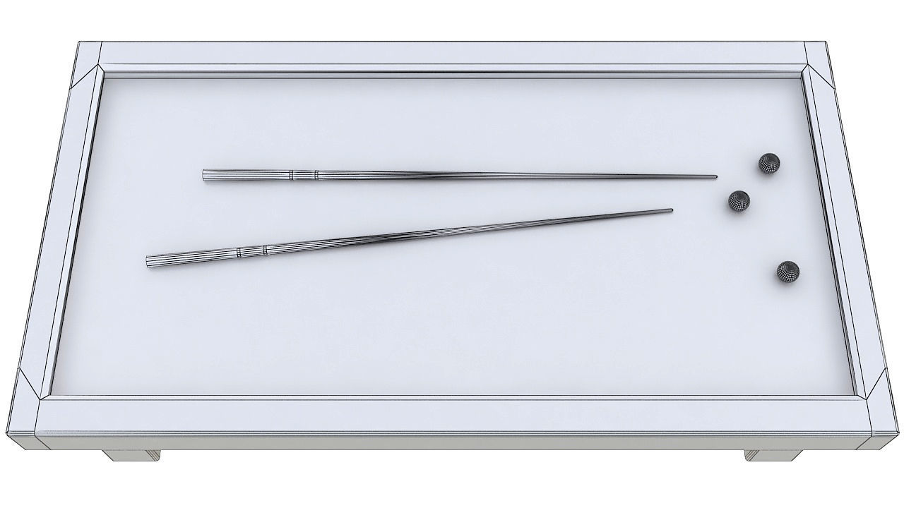 Billiard table 3D model_11