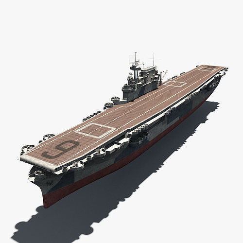 USS Enterprise Low-poly 3D model