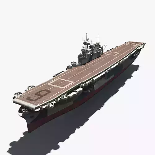 USS Enterprise Low-poly 3D model