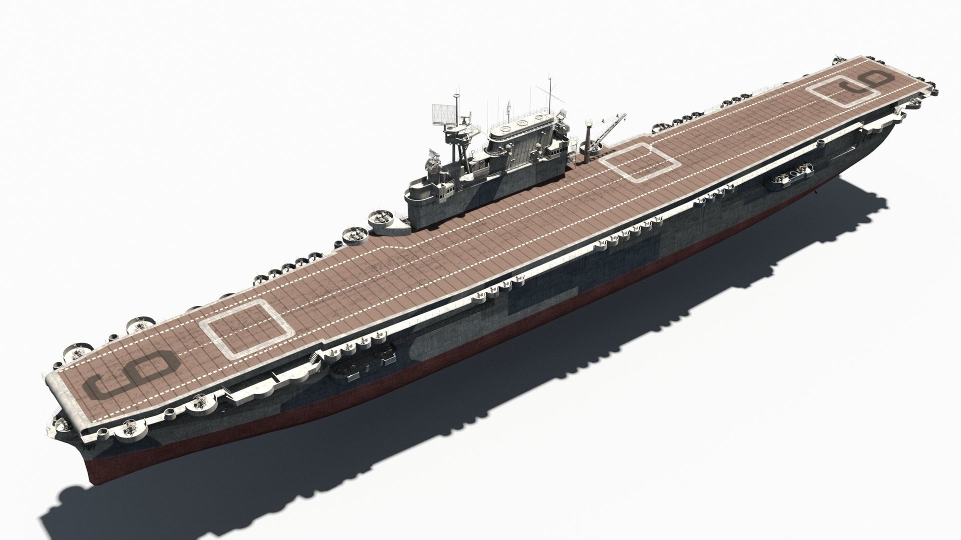 USS Enterprise Low-poly 3D model_1