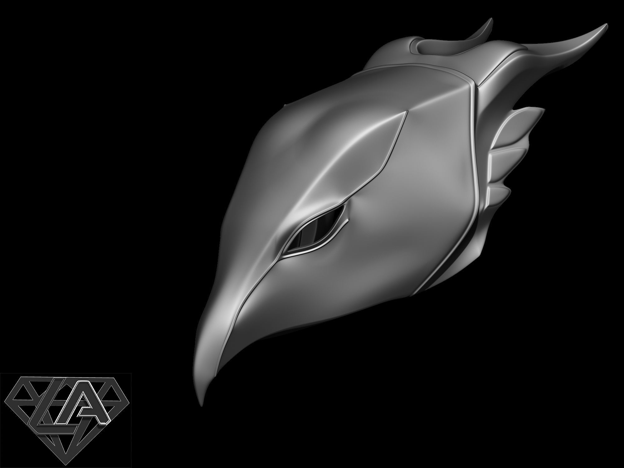 Falcon helmet 3D print model_7
