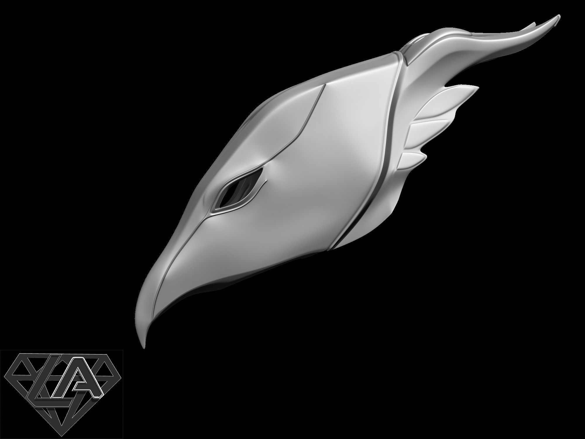 Falcon helmet 3D print model_8