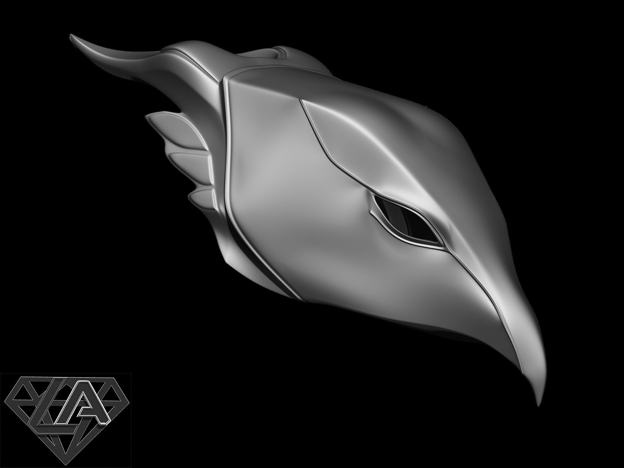 Falcon helmet 3D print model_1
