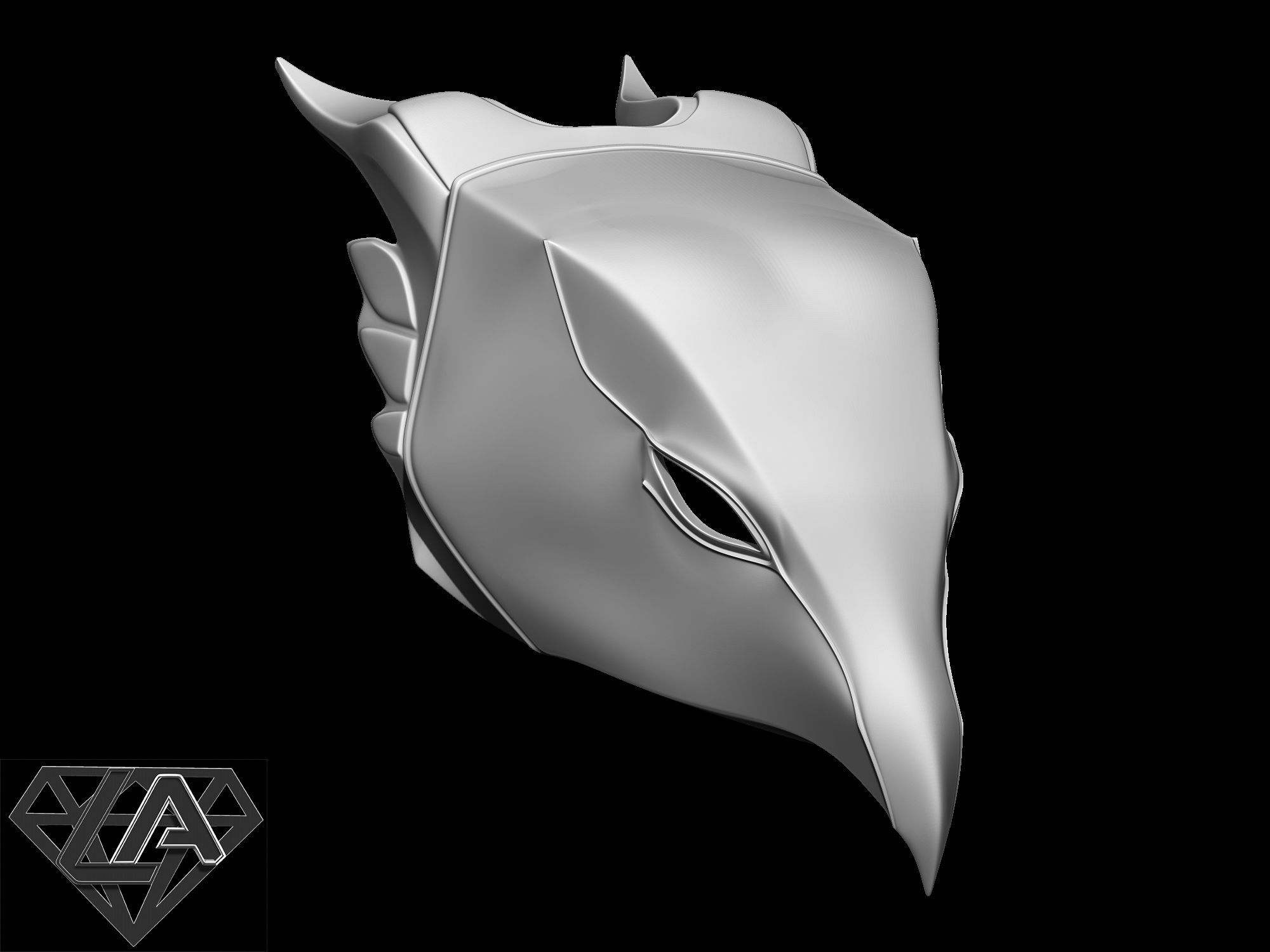 Falcon helmet 3D print model_2