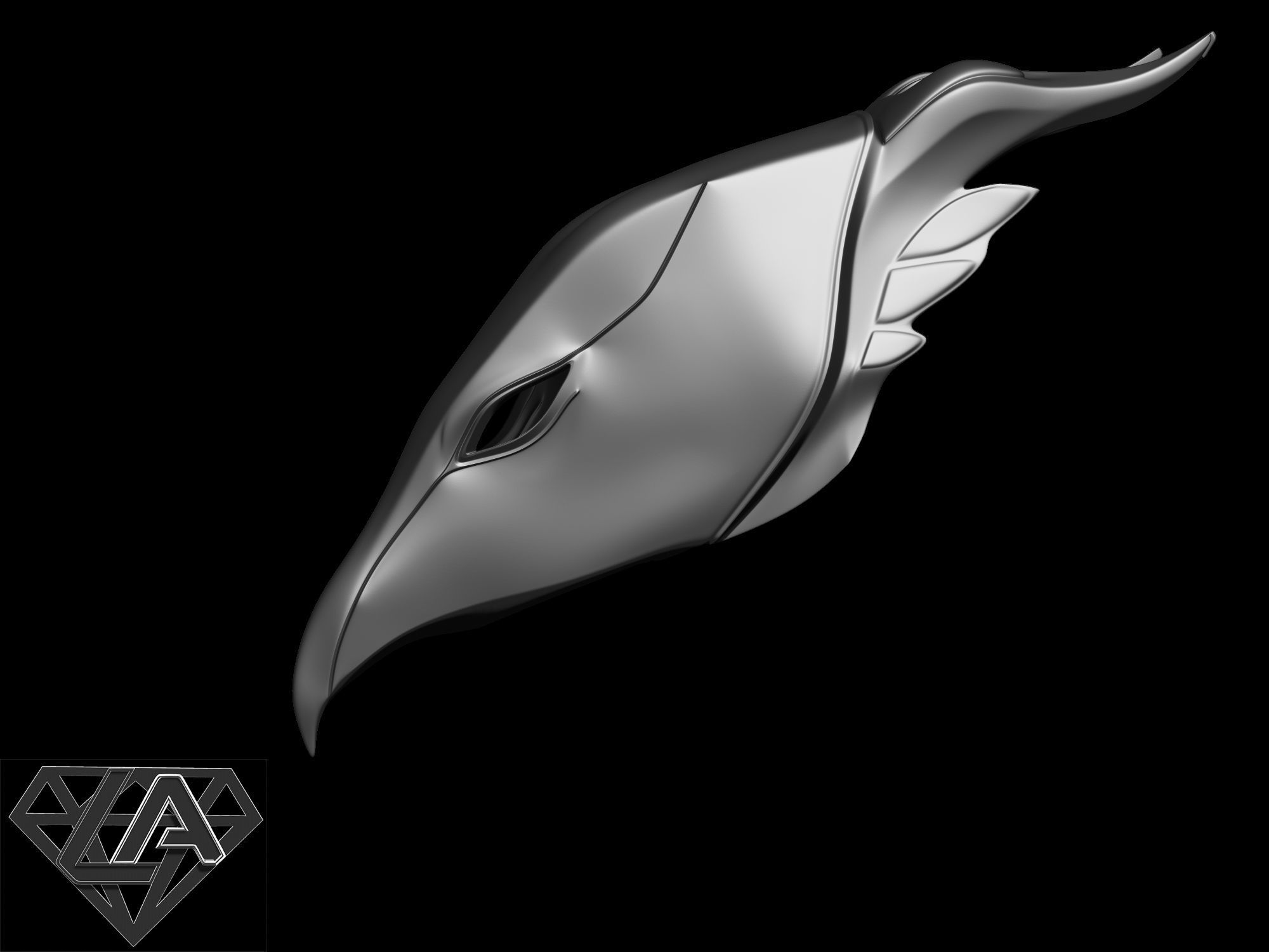 Falcon helmet 3D print model_9