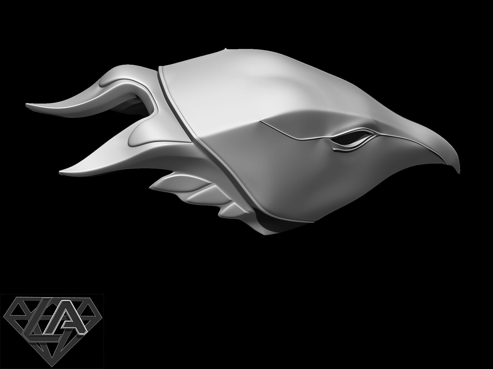 Falcon helmet 3D print model_10