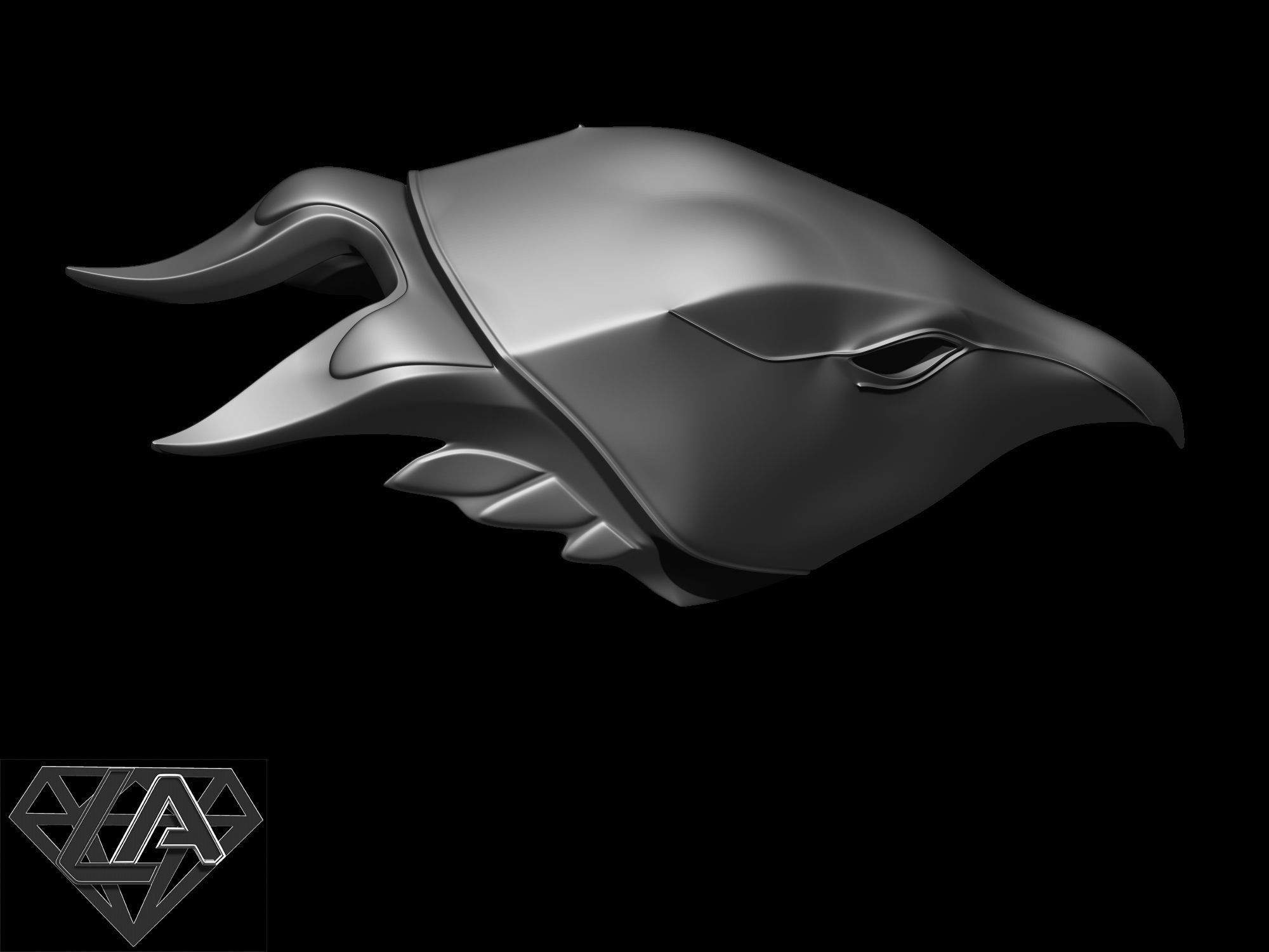 Falcon helmet 3D print model_11