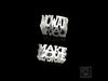 Ring NoWar MakeLove all sizes Free 3D print model_1