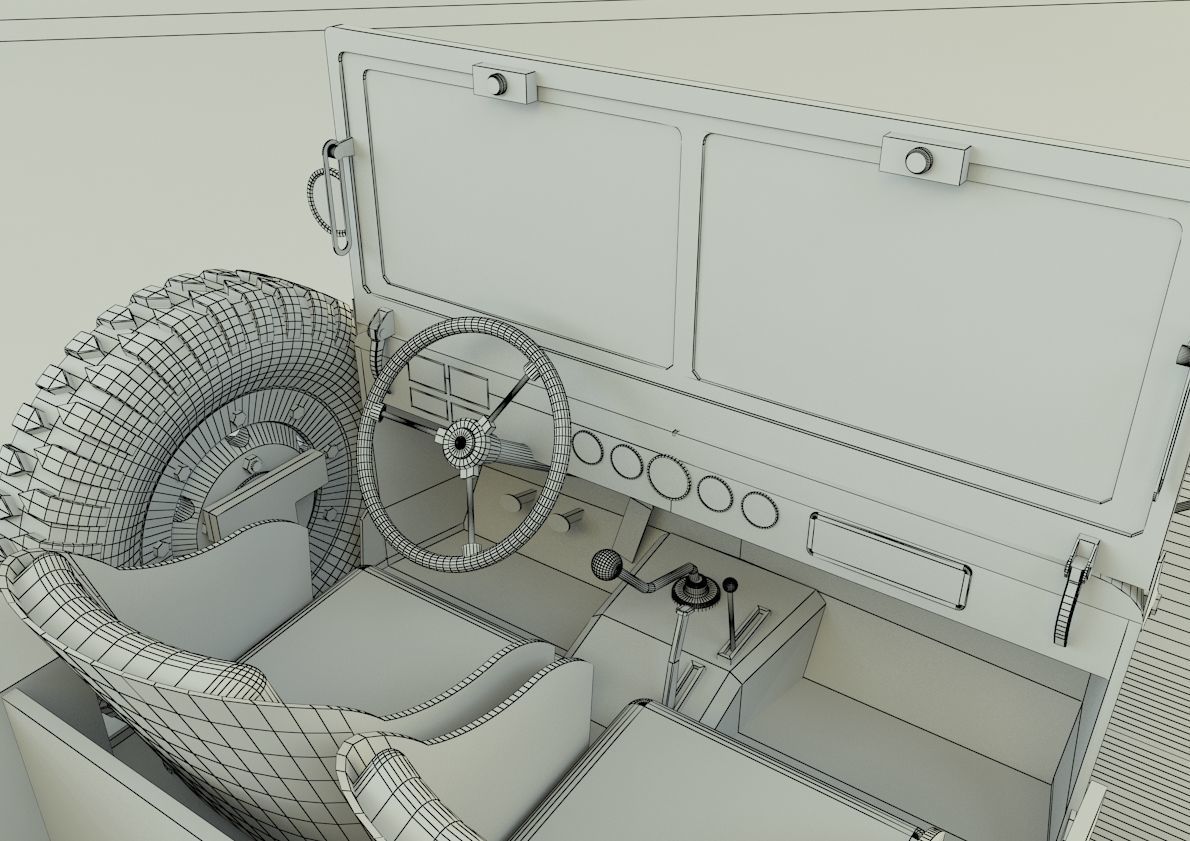Dodge WC 51 3D model_16