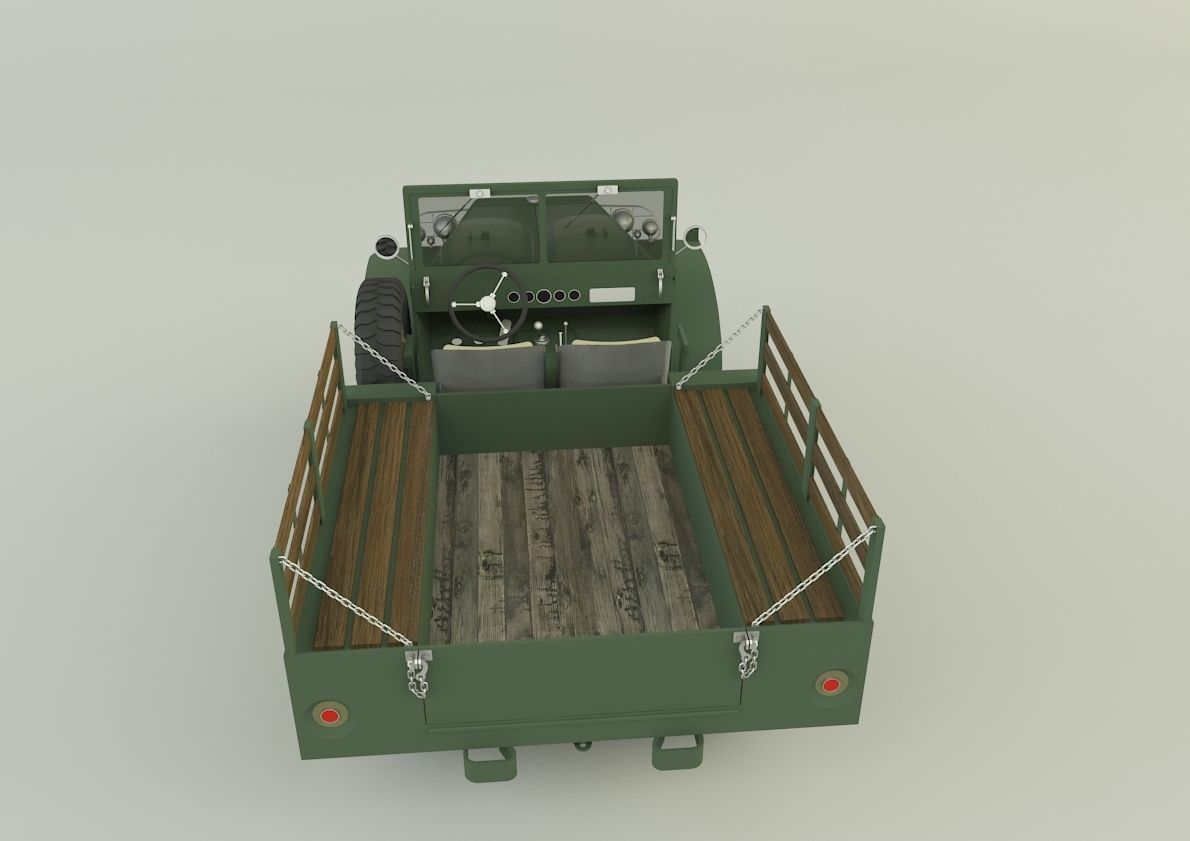 Dodge WC 51 3D model_9