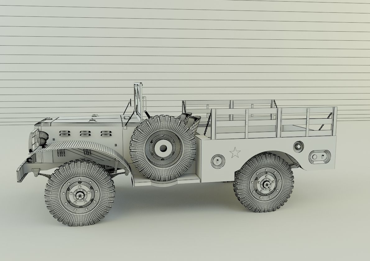 Dodge WC 51 3D model_24
