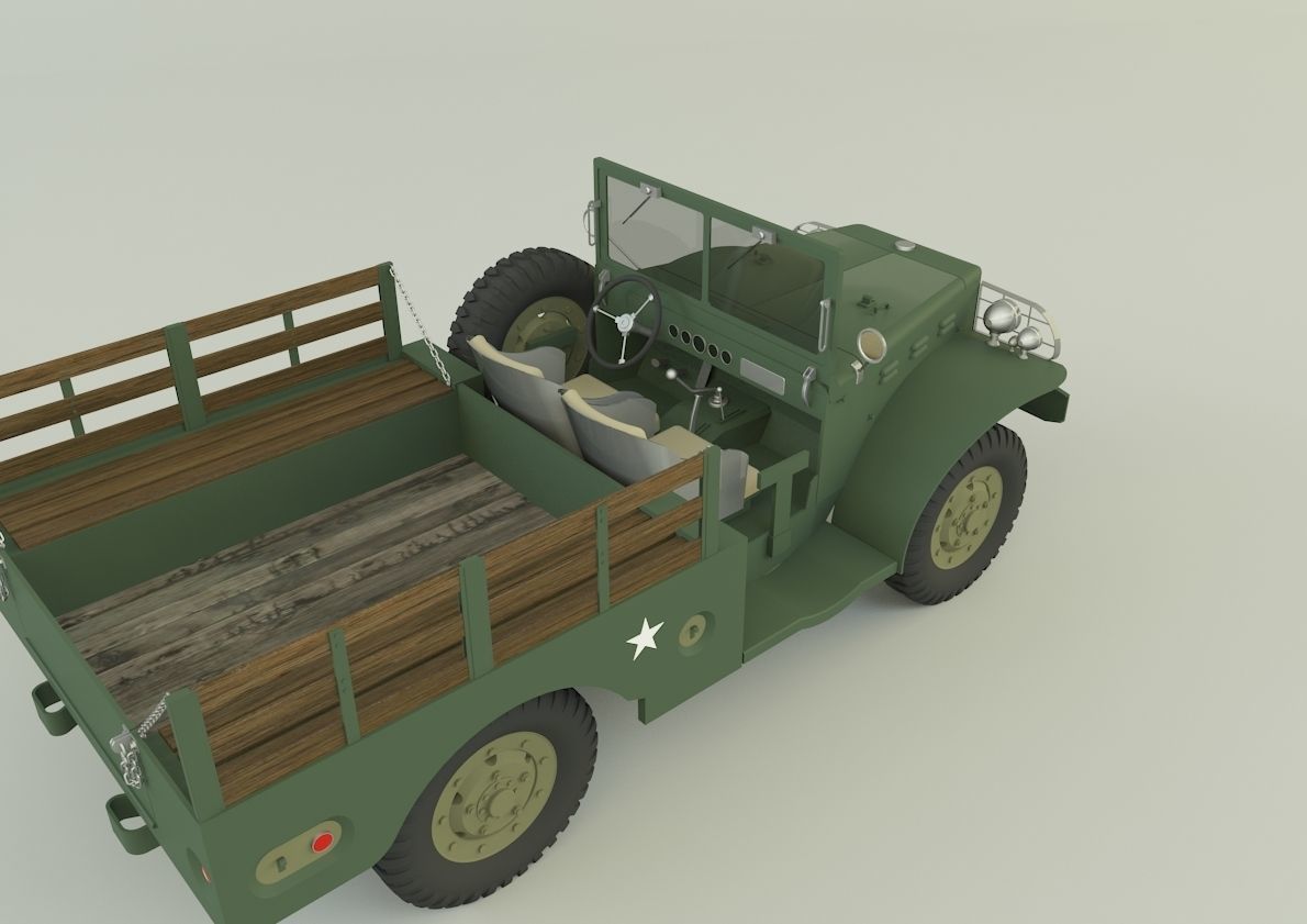 Dodge WC 51 3D model_10